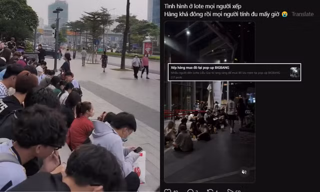 Hàng trăm fan chờ pop-up BIGBANG mở cửa, BTC giới hạn lượt mua, cấm xếp hàng qua đêm