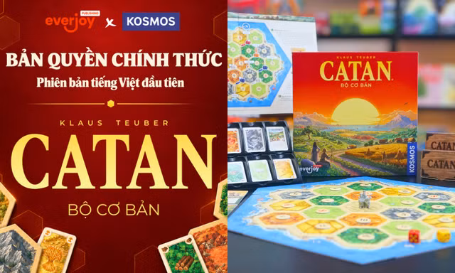 Board game chiến thuật, xây khu định cư - CATAN có phiên bản tiếng Việt đầu tiên