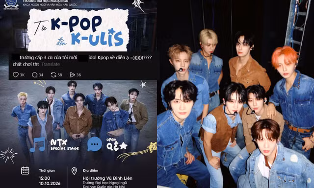 Một trường THPT ở Hà Nội đón idol K-Pop về biểu diễn, kết nối văn hóa - âm nhạc