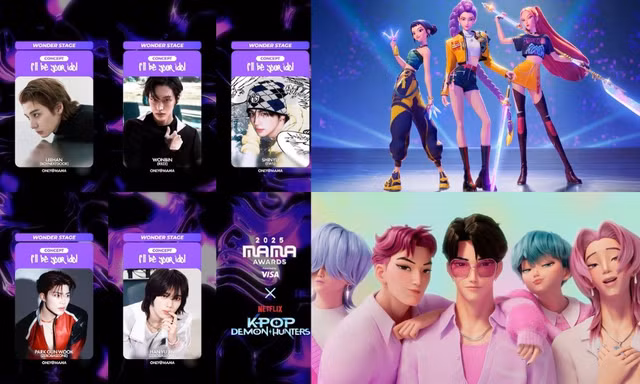 MAMA 2025 "lật thẻ" sân khấu kết hợp: Saja Boys là tổ hợp nam thần, "boy phố" mở màn