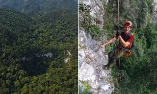 Hố sụt khổng lồ ở Phong Nha - Kẻ Bàng: Vì sao người đi rừng không phát hiện ra?