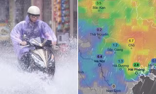 Áp thấp nhiệt đới ở Biển Đông có thể sắp thành bão số 1, Hà Nội có mưa to?