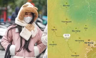 Bao giờ không khí lạnh về đến Hà Nội, liệu có rét nhất từ đầu mùa Đông không?