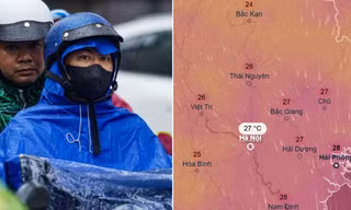 Thời tiết Hà Nội chuyển mát hiếm thấy giữa tháng 6 sau nhiều ngày oi nóng.