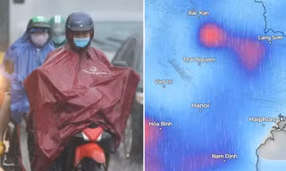 Hà Nội dễ có mưa chiều tối.