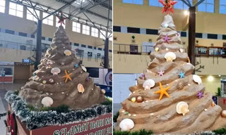 Cây thông Noel độc lạ ở sân bay Malaysia gây phản ứng ngược vì “dễ liên tưởng”