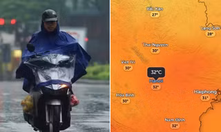 Hà Nội có thời tiết dễ chịu sau nhiều ngày nắng nóng.