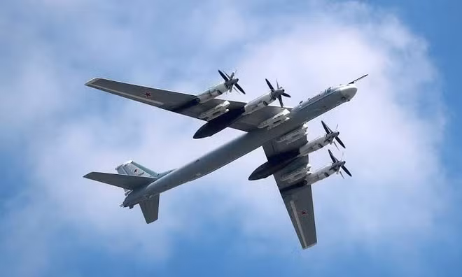 Máy bay ném bom chiến lược Tu-95 rơi ở vùng Viễn Đông Nga