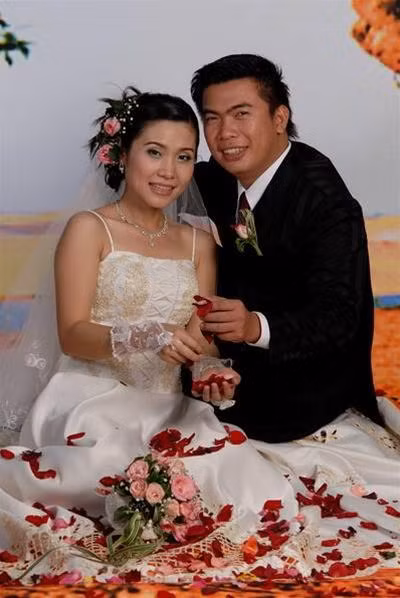 Cô dâu chú rể. Ảnh : man-thao.com.