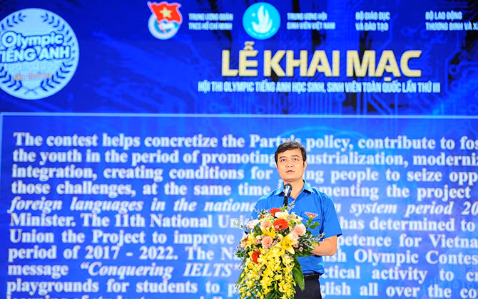 Thử sức trình độ IELTS tại Olympic tiếng Anh học sinh, sinh viên