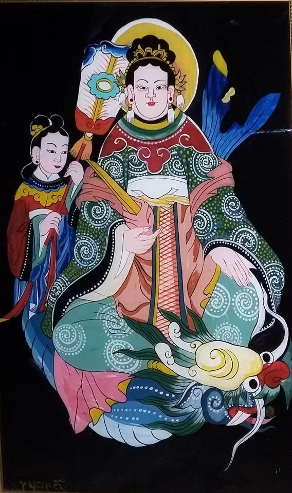 Giữ hồn tranh kiếng xưa