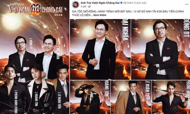 ATVNCG 2026: 5 "Anh tài" đầu tiên chính thức lộ diện, NSƯT và "Giáo sư" góp mặt