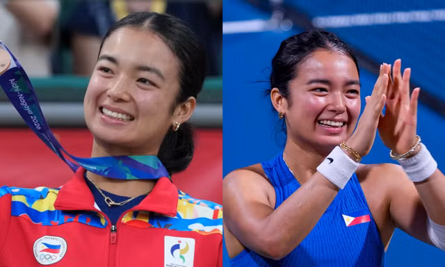 Alex Eala nhắc fan đừng ném đồ, vẫn ký tặng chiếc mũ
