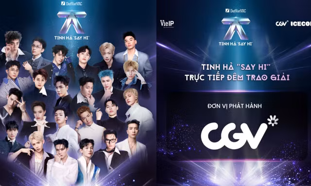 Đêm trao giải Tinh Hà “Say Hi” có suất chiếu rạp, fan đề xuất mỗi FC một rạp