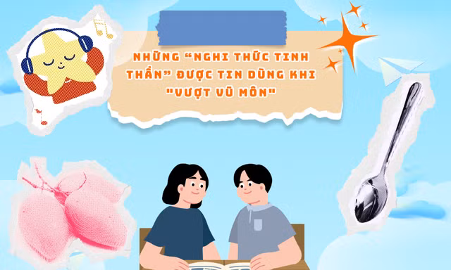Top những "liệu pháp tinh thần" được hội sĩ tử tin dùng khi "vượt vũ môn"