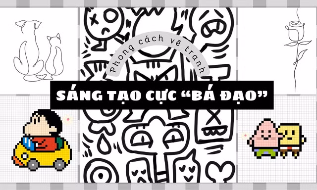 Vẽ tranh đậm dấu ấn sáng tạo: "Ngôn ngữ hình ảnh" mới lạ của giới trẻ