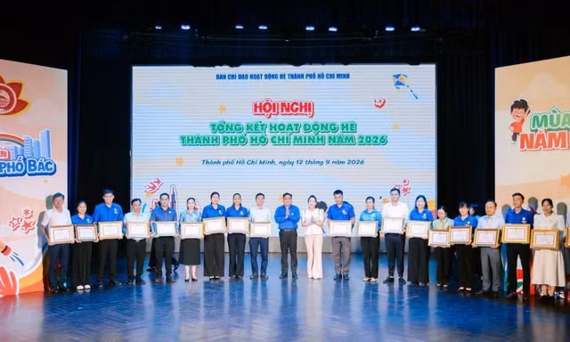 TP.HCM: Khen thưởng 83 tập thể tiêu biểu trong hoạt động Hè năm 2026