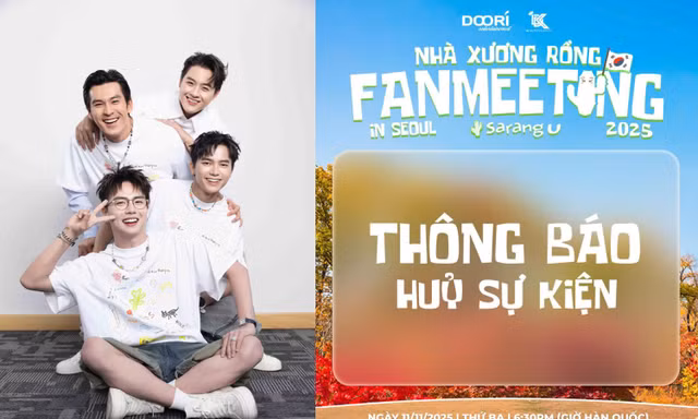 Fan meeting Nhà Xương Rồng tại Hàn Quốc bị hủy, Duy Khánh quyết sang Hàn gặp fan