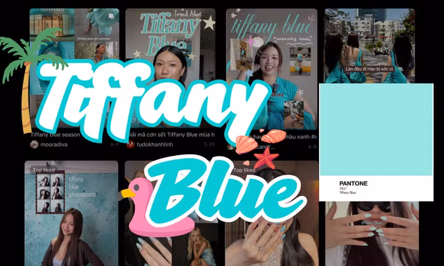 Hội chị em “mê mệt” màu Tiffany Blue - cơn sốt khuấy đảo thời trang Hè 2026 