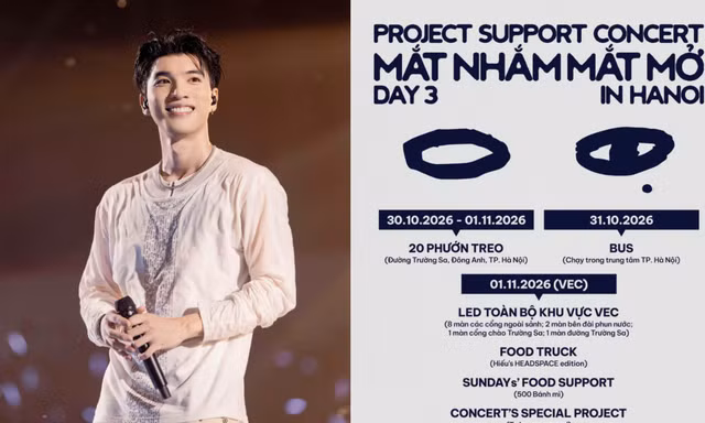 SUNDAYs tung loạt project khủng tiếp ứng HIEUTHUHAI trước thềm Concert D-3
