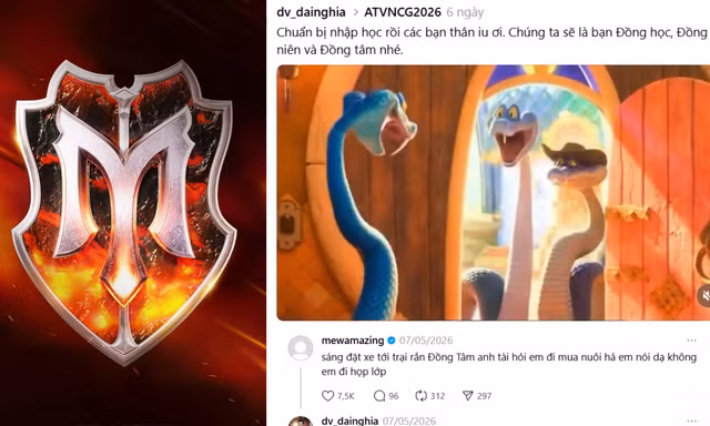 ATVNCG 2026: Dàn "Anh tài" vừa nhập học đã "ồn" với từ khóa "trại rắn Đồng Tâm"