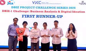 Sinh viên Ngoại thương tranh tài tại cuộc thi dự án kinh doanh số DBIZ 1 Challenge 2026