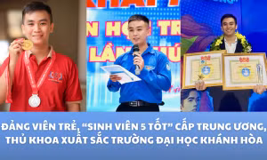 Đặng Việt Tỉnh: Đảng viên trẻ, 'Sinh viên 5 tốt' cấp trung ương, thủ khoa xuất sắc Trường Đại học Khánh Hòa 