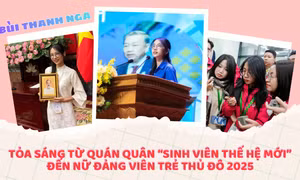 Bùi Thanh Nga: Tỏa sáng từ Quán quân 'Sinh viên thế hệ mới 2024' đến nữ đảng viên trẻ Thủ đô 2025 