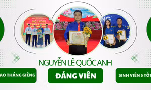 Thủ lĩnh sinh viên ngành Quản lý đất đai với hành trình chinh phục danh hiệu ‘Sao Tháng Giêng’, ‘Sinh viên 5 tốt’