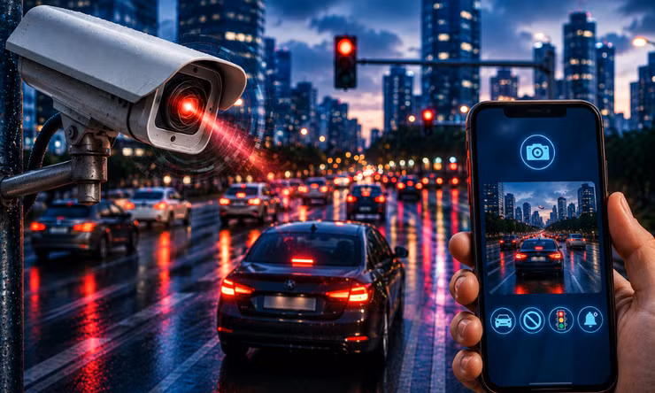 Cách các nước thông báo tới chủ xe khi camera AI ghi nhận vi phạm?