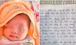 Bé gái bị bỏ rơi tại tịnh thất kèm thư tay