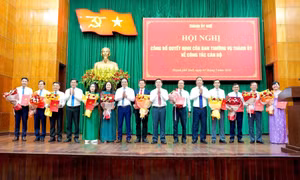 Huế công bố loạt quyết định điều động, bổ nhiệm cán bộ chủ chốt