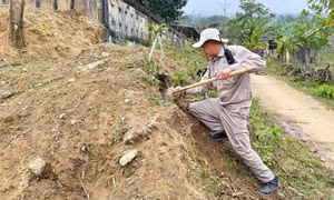 Phát hiện bom chùm trước cổng trường học ở Huế