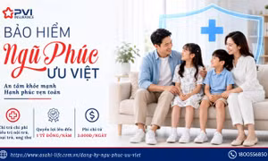 Bảo hiểm PVI mang đến giải pháp bảo vệ sức khỏe toàn diện với sản phẩm Ngũ Phúc Ưu Việt