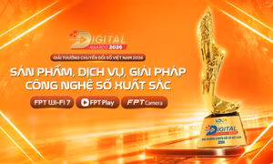 FPT Wi-Fi 7, FPT Play và FPT Camera Brain ghi dấu ấn tại Giải thưởng Chuyển đổi số Việt Nam 2026