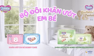 Bộ đôi khăn ướt Bobby Care & Bobby Newborn Premium: Giải pháp làm sạch an toàn cho làn da bé