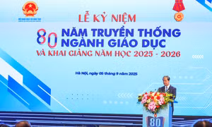 Lễ kỷ niệm 80 năm truyền thống ngành Giáo dục và khai giảng năm học 2025 - 2026