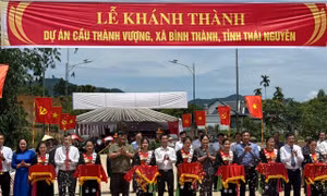 Khánh thành cầu Thành Vượng tại ATK Định Hóa, Thái Nguyên