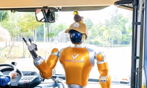 Robot hình người VinDynamics thử nghiệm thực tế tại Vinpearl Safari Phú Quốc
