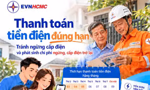 EVNHCMC ban hành đơn giá ngừng, cấp điện trở lại