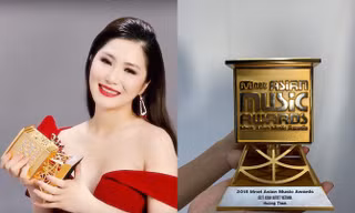 Nữ ca sĩ Hương Tràm đoạt giải "Best Asian Artist" tại "MAMA 2018"