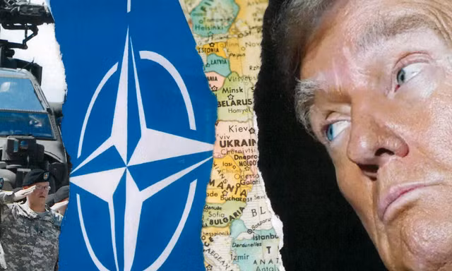 Tổng thống Mỹ Donald Trump hiện không hài lòng với NATO, cân nhắc rút Mỹ khỏi tổ chức này. Ảnh: The Guardian.