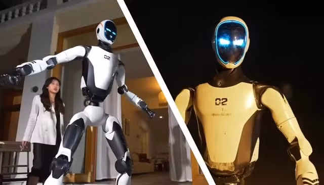 Robot hình người H2-X Kungfu Legend Guardian có thể làm vệ sĩ. Ảnh: Unitree.