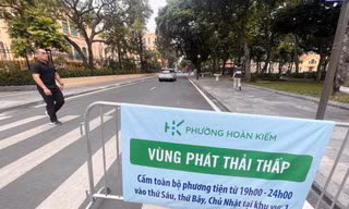 Mục sở thị điểm trung chuyển, bãi đỗ vùng phát thải thấp Hà Nội 