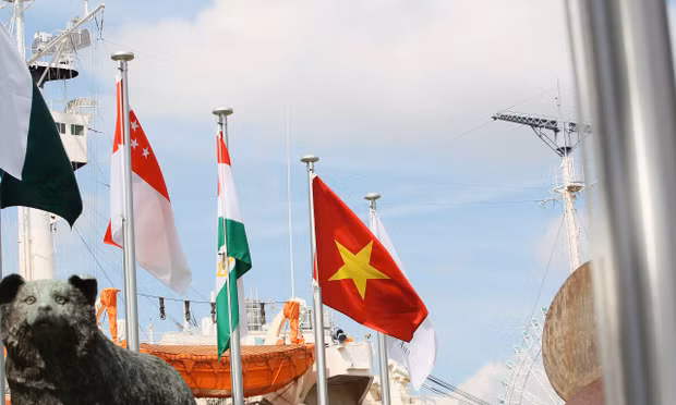 Quốc kỳ Việt Nam tung bay tại Asiad 20