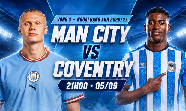 Nhận định Man City vs Coventry, 21h00 ngày 5/9: Chênh lệch đẳng cấp