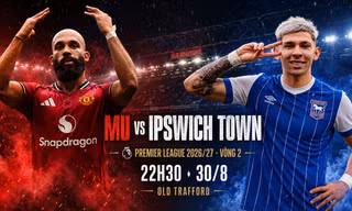 Nhận định MU vs Ipswich, 22h30 ngày 30/8: Giải tỏa sức ép