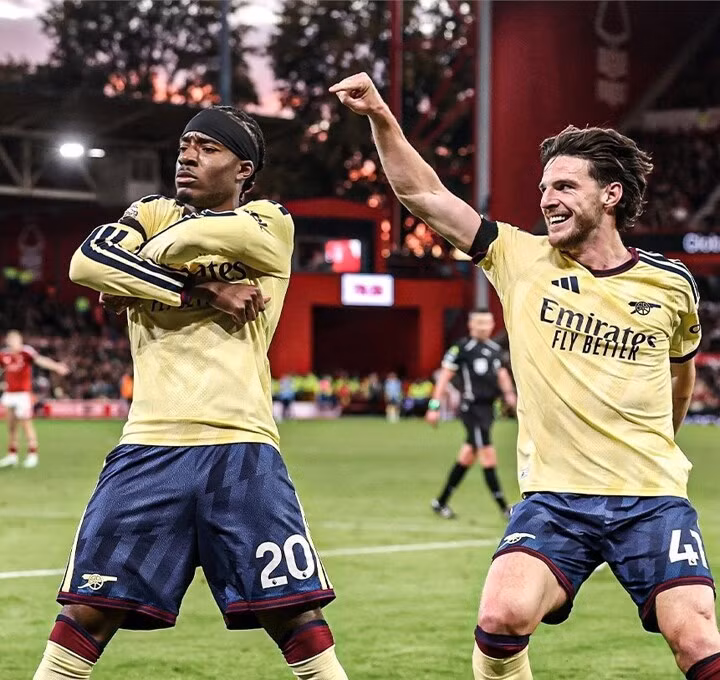 Madueke tỏa sáng giúp Arsenal đánh bại Nottingham Forest.