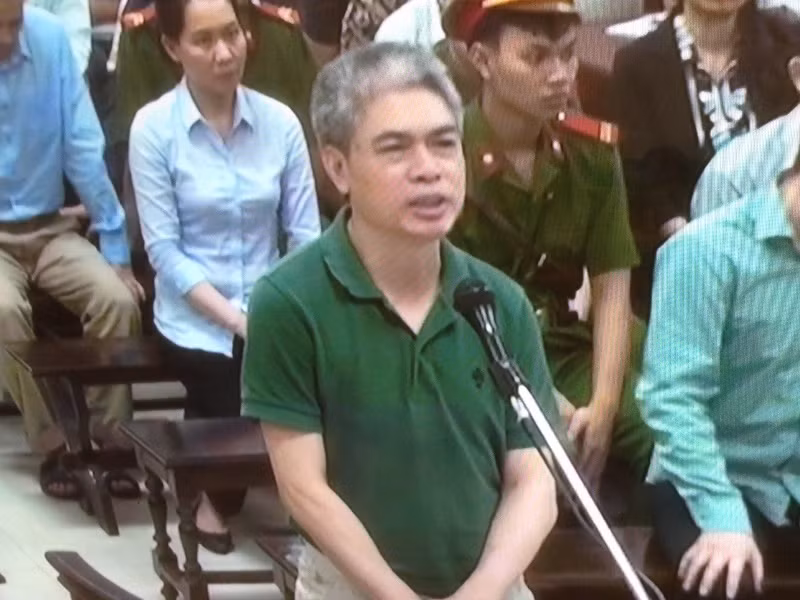Bị cáo Nguyễn Xuân Sơn.