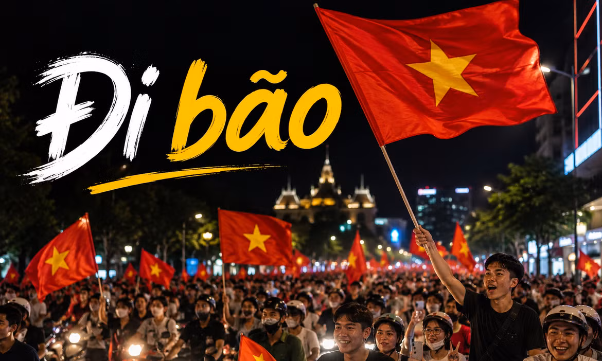 "Đi bão" mừng ĐT Việt Nam vô địch: Niềm vui cộng hưởng giữa biển người